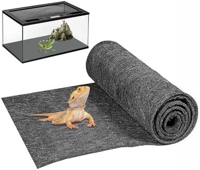 Large Reptile Carpet Terrarium Liner (Grey)
