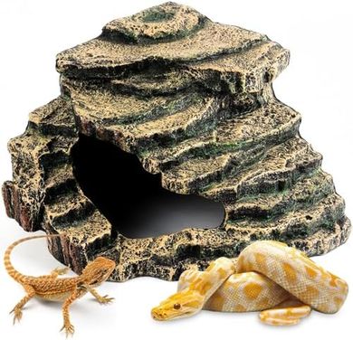 AMBROSÍA Reptile & Bearded Dragon Hides, Caves & Basking Platforms
