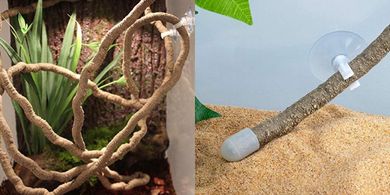 Flexible Reptile Vines: Jungle Habitat Decor for Lizards & Geckos
