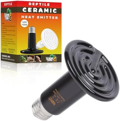 Ceramic Reptile Heat Lamp (100W, 1-pack)