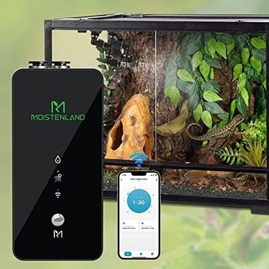 Moistenland WiFi Reptile Mister: Adjustable Misting System for Terrariums