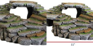 Reptology Shale Step & Cave Hideout for Reptiles, Amphibians & Fish
