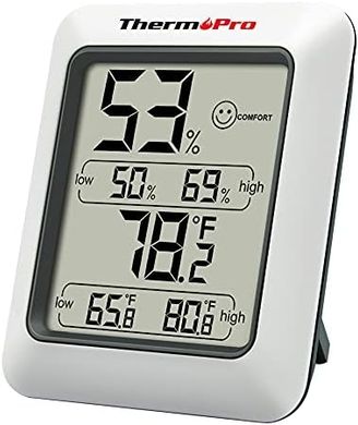 ThermoPro TP50 Digital Hygrometer: Indoor Temperature & Humidity Monitor
