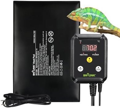 BN-LINK Reptile Heating Pad & Thermostat Combo (8x12")
