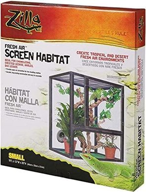 Zilla Reptile Habitat with Fresh Air Screen