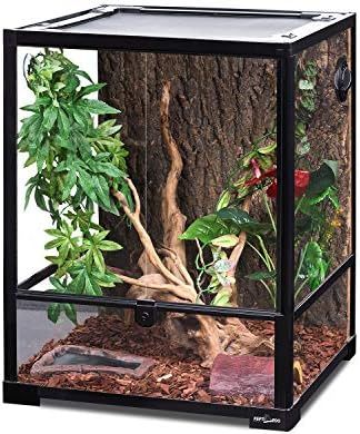 Repti Zoo 18x18x24" Glass Reptile Terrarium (30 Gallon, Front Opening)
