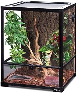 Repti Zoo 18x18x24" Glass Reptile Terrarium (30 Gallon, Front Opening)