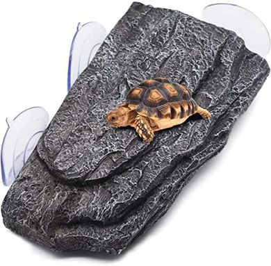 Turtle Basking Platform with Suction Cups (Grey, 3-pack)
