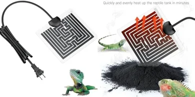 Pawfly 5W Reptile Heat Pad (6x5.5", safe, fast heating)