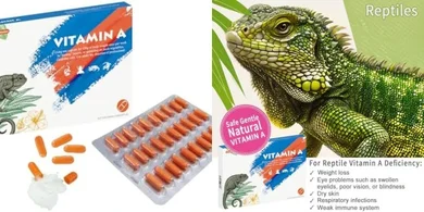 Reptile & Amphibian Vitamin A Capsules (30)