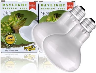 Reptile Basking Bulbs (2-pack, 100W Daylight UVA)
