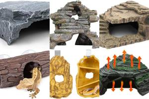 Amazing Resin Reptile Cave (5 Unique Designs)