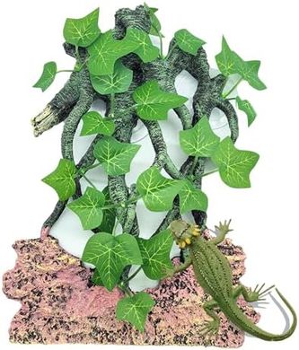 Reptile Climbing Branch & Rainforest Decor with Suction Cups
