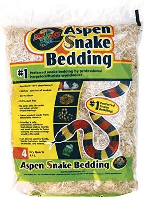 Aspen Snake Bedding: Natural, 4-Quart
